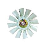 Iron Fan Radiator Assembly 6 Holes 12 Blades 4D95 Engine Excavator Parts
