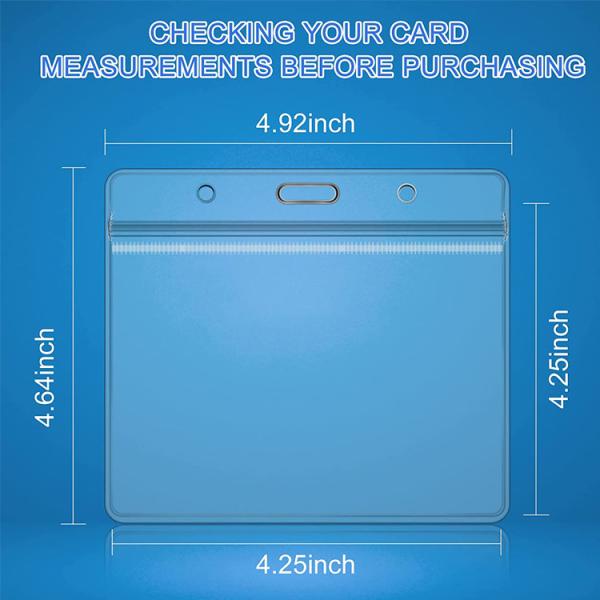 PVC 4x3 Cdc Vaccination Immunization Vaccine Card Protector With String