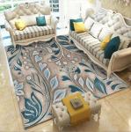 80*120cm Blending Crystal Velvet Living Room Floor Carpets Modern Simple