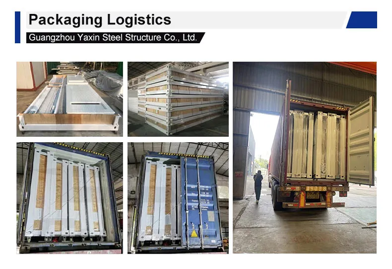 Modern Steel Frame Flat Pack Container House for Office Workspaces