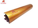 Anodized Gold Aluminum Window Extrusion Profiles 6063 6061