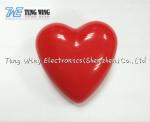 Heart Shaped Flashing LED Badges For Festival gifts or Party Flashing Items