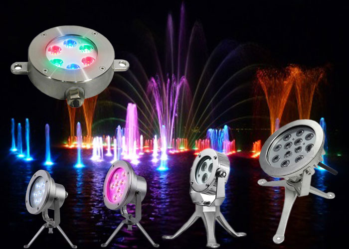 Shock - Proof SS Led Buried Light Multi - Colors , 25000 Hours Longlife