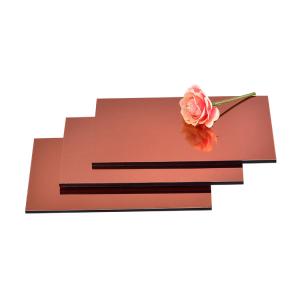 Wholesale Excellent Weather Resistance and Silver/Golden/Black/Tea Mirror Aluminum Composite Panel from china suppliers