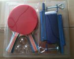 Good Ping Pong Paddles Poplar Plywood , Table Tennis Rackets Yellow Sponge With