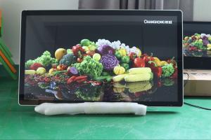 Wholesale Vertical HD LCD Advertising Screen Wall Mount Aluminum Edge AC 110V - 240V from china suppliers