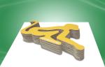 SGS ISO Cardboard Advertising Display / Foldable Cardboard Display Model