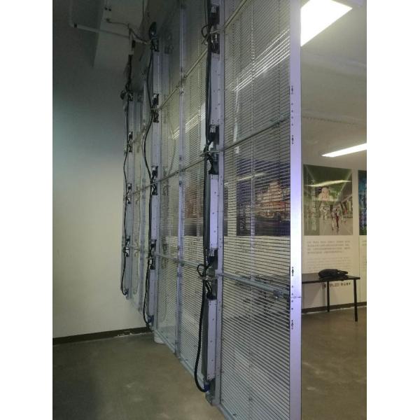 Transparent LED Display Shinning for Orange France 85% Light Go Through Vivid Color