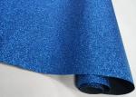 Nonwoven Fine Blue Sparkle Glitter Fabric , Real Shiny Glitter Fabric For Table