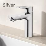Single Handle Bathroom Washbasin Faucet Hot And Cold Stainless Steel Household