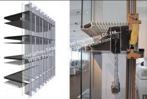 Wholesale Double Glass Wall Ventilated Facade Office Building Glass Curtain Wall Stick Built System from china suppliers