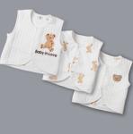 Custom Oem Odm Newbron Baby Boys Girls Top Draw-string 100%cotton Toddler Kids
