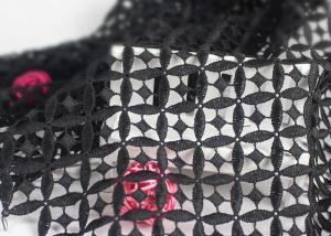 Wholesale Poly Guipure Water Soluble Chemical Dying Lace Fabrics Embroidered For Lace Top from china suppliers