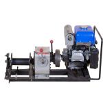 Yamaha Gasoline Engine Winch Hoist , 6 - 8KN 1 Ton Cable Winch