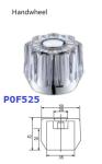 Metered Plastic Basin Tap Faucet In White & Chrome