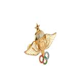 Golden Mold Sequins Army Metal Badges Electroplate Sheriff Hat Badge