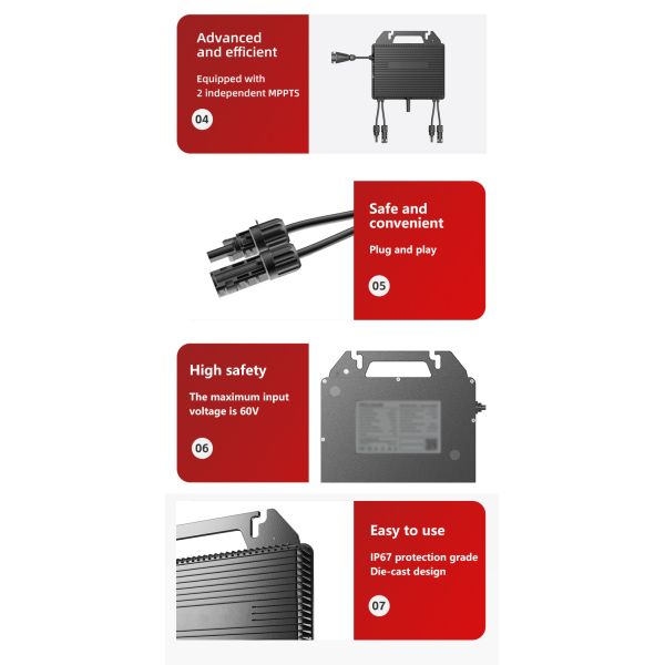 polycrystalline pv solar panel Solar Module Panel With Micro Inverter 400W Home Energy Storage System Roof Balcony Mounted