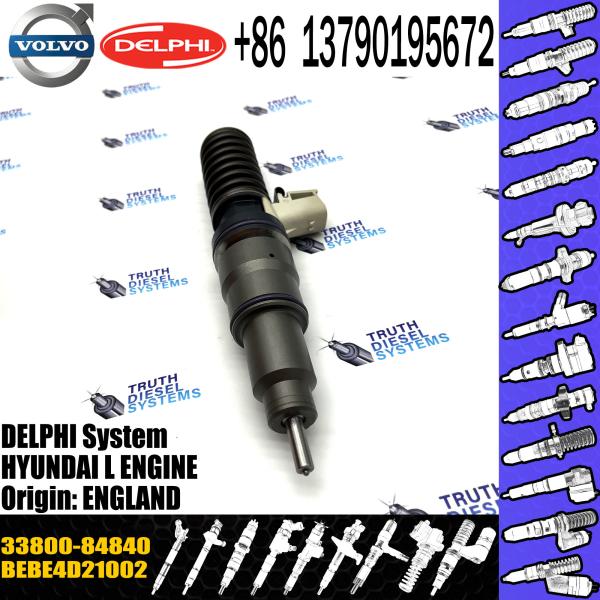 Common Rail Injector 33800-84840 3380084840 BEBE4D21002 Fuel Injector for VOL