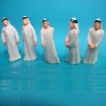 1:50 Arabic figure-scale figure,architectural model people,1:25 painted Arabic