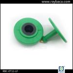 7.4g Round Shape Livestock Ear Tags / Small TPU Animal Rfid Tags