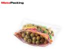 Breathable Fresh Vegetable Plastic Packaging Bags Transparent Custom Printed