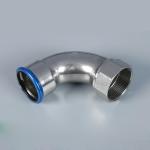 90 Degree Female Elbow Fitting Carbon Steel 2 Years Warranty