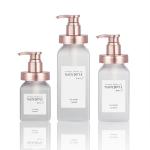 Bpa Free 200ml Empty Plastic Bottles , 62mm Pump Cosmetic Airless Lotion Bottles
