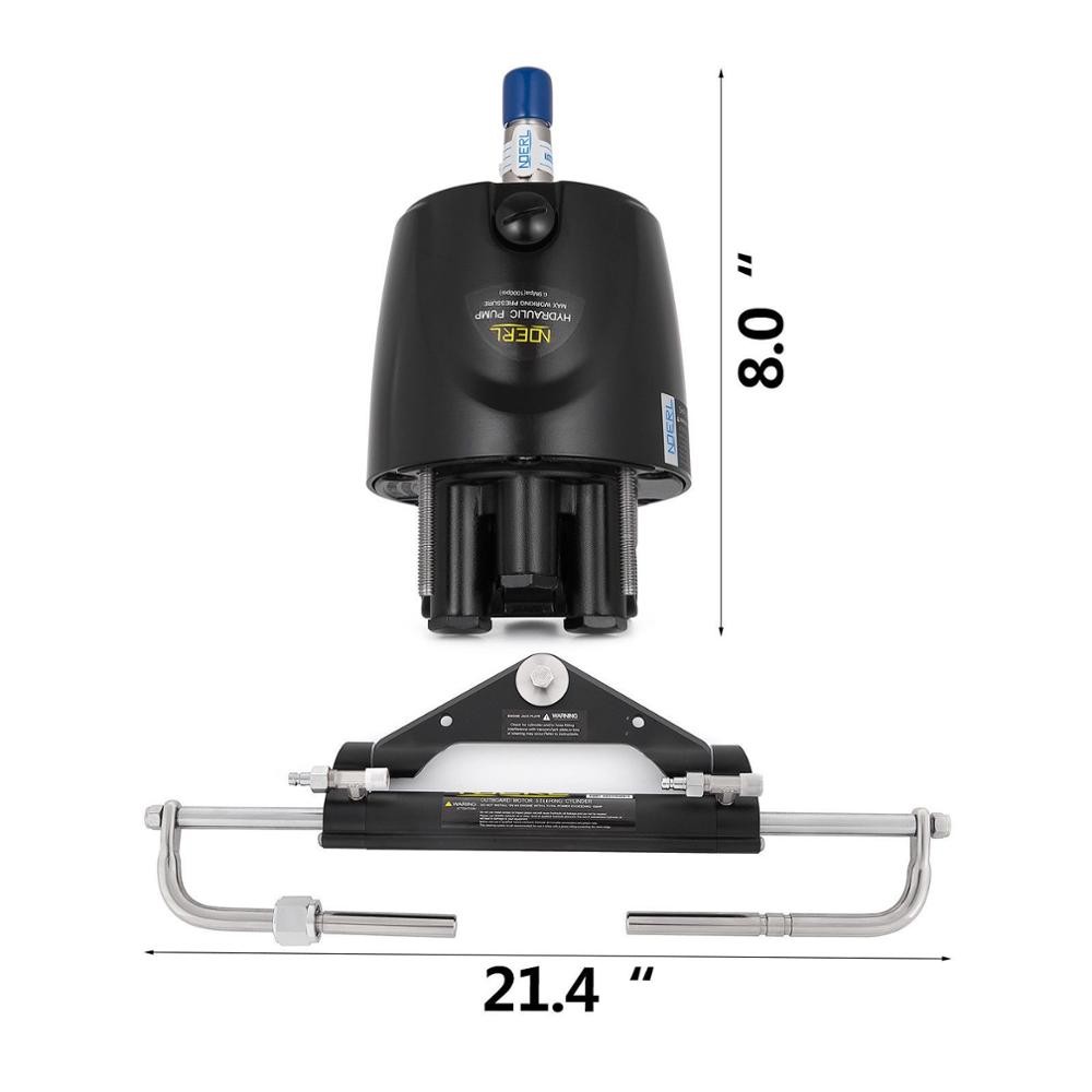 3/4inch Tapered Ss Marine Hydraulic Steering Systems 150hp Helm Cable