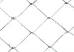 Galvanized Green Coated Chain Link Fence 9 Gauge Diamond Hole Shape