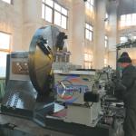 Horizontal Floor Face Lathe Machine Flange End Surfacing Lathe