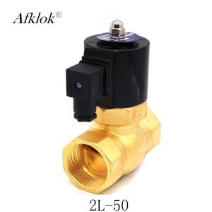 Wholesale Automatic High pressure 2 way 2 inch brass steam solenoid valve 24v ac from china suppliers