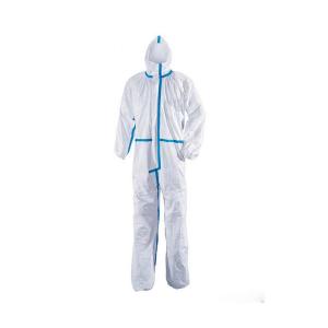 Wholesale Hazmat Disposable Work Suits , Antistatic SMS Non Woven Isolation Gown from china suppliers
