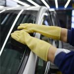 Car Cleaning Extra Long Sleeve Rubber Gloves Industrial Use Size S M L
