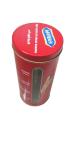 Delicious Times Begin Metal Tin Container With Window On The Body