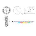 24V 12V Kone Contactless Lift Button 3 Million Times Life Elevator Selector