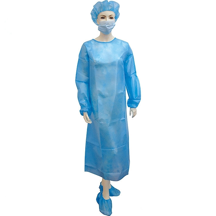 CPE Fluid Resistant 60GSM Disposable Surgical Gown