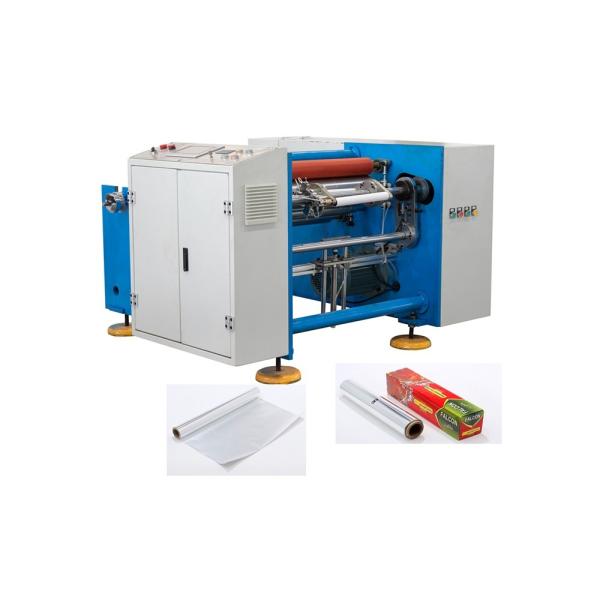 Professional Semi Automatic Aluminum Foil Roll Rewinding Machine with Counter