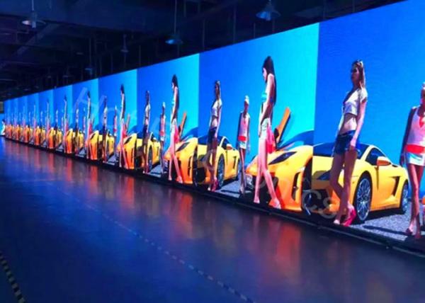 Small Pixel P2 Indoor LED Display Board , LED Backdrop Screen For Video