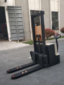 Wholesale CE Electric Pallet Forklift Polyurethane Tire Walking Pallet Stacker from china suppliers