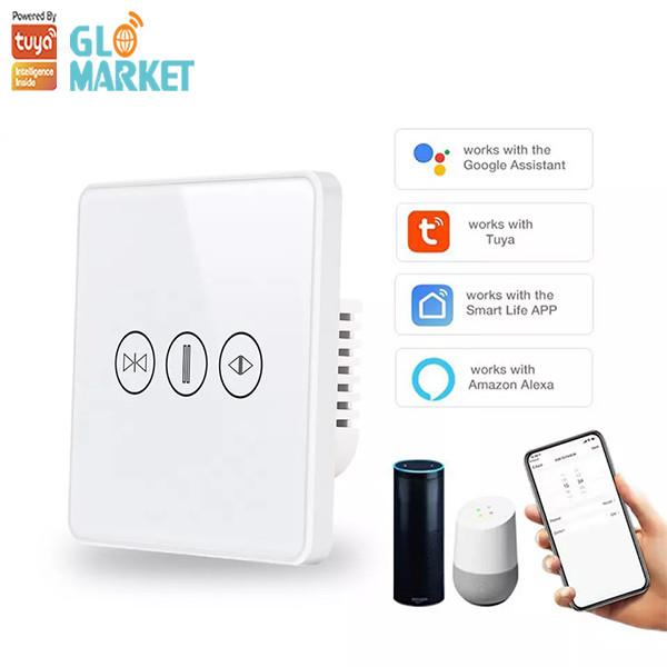 Zigbee/Wifi Smart Curtain Switch Tuya App Remote Shutter Home Interior Voice