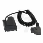 D-tap Ptap to LP-E6 Dummy Battery Adapter , Dummy Battery Charger for Canon EOS