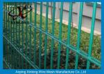 Hot Dipped Galvanzied Welded 656 Double Wire Mesh / Industrial Security Fencing
