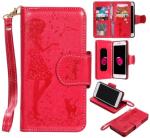 iPhone Leather Folio Book Style Case Wallet,Built-in 9 Card Slots Cash Pocket,