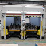 Robotic mig welding machine system for truck driving cab chassis manufacturing