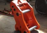 Heavy Duty Hydraulic Digging Machine Coupler / Excavator Attachment Link Made Of