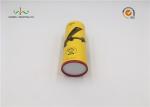 Yellow Color Cardboard Cylinder Tubes Wine Packaging Umbrella Round Tube Box