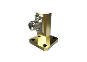 Wholesale Female Right Angle WR28 Waveguide To Coaxial Adapter High Power K2.92mm from china suppliers