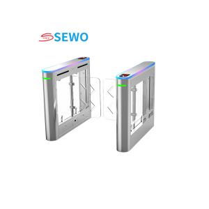 Wholesale Dazzling Swing Barrier Turnstile Anti Collision Pedestrian Turnstile Gate Access Control from china suppliers