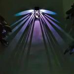 560*465*355mm Waterproof Solar Fence Lights for Festival Light