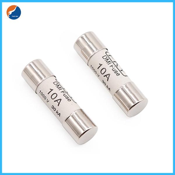 DMI 10A 30kA 1000V Fast Acting 10A Digital Multimeter Fuse Brass Nickel Plated